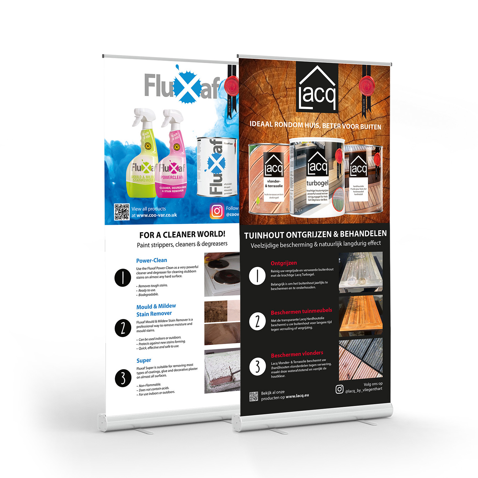 Banner voor Lacq &amp; Fluxaf