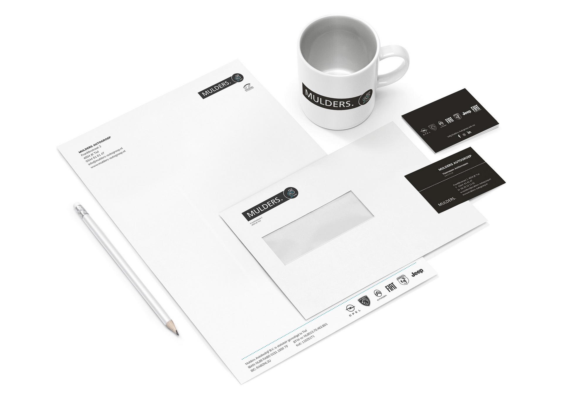 Huisstijl voor Mulders Autogroep Tiel