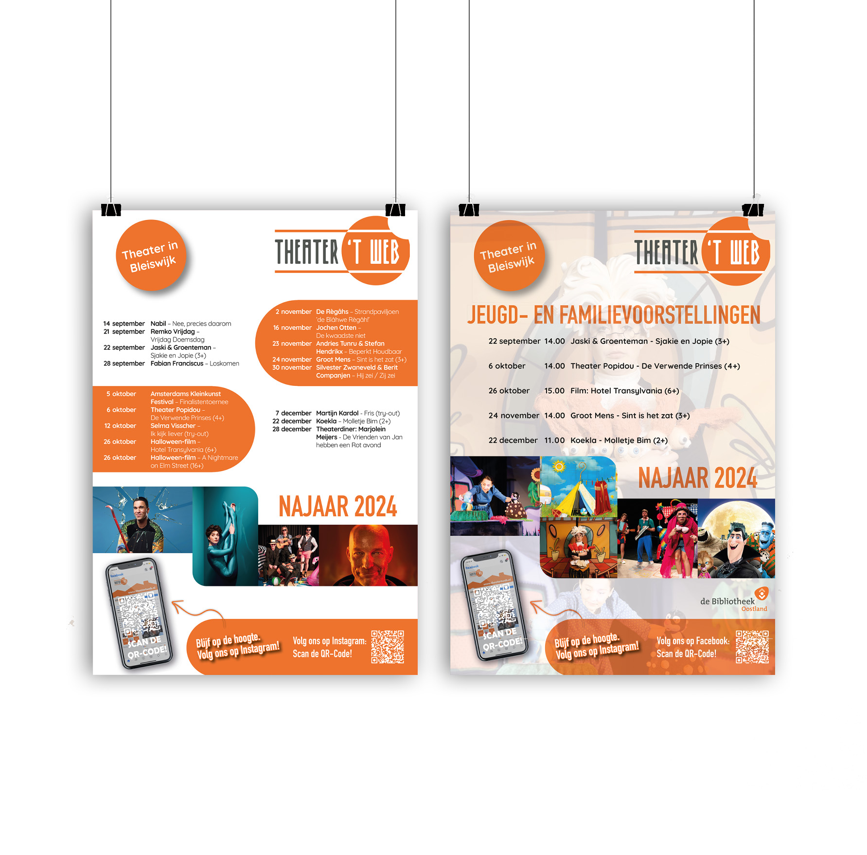 Posters voor Theater &apos;t Web